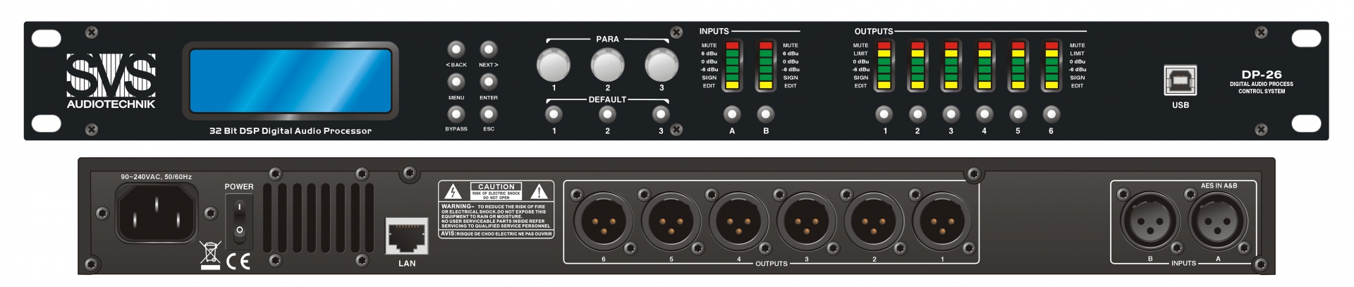 SVS Audiotechnik DP-26 Цифровой процессор: 2 входа 6 выходов в Буйнакске
