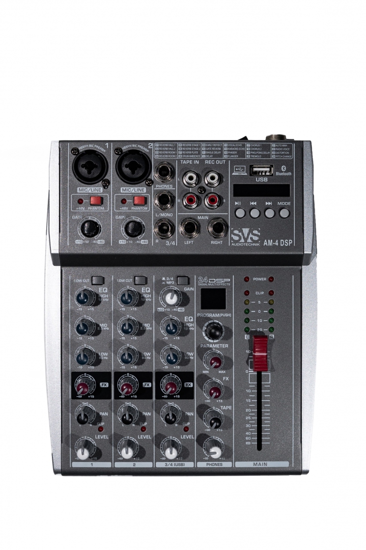 SVS Audiotechnik mixers AM-4 DSP Аналоговый микшерный пульт, 4-канала в Буйнакске