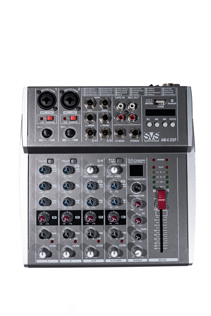 SVS Audiotechnik mixers AM-6 DSP Микшерный пульт аналоговый, 6-канальный SVS Audiotechnik mixers в Буйнакске