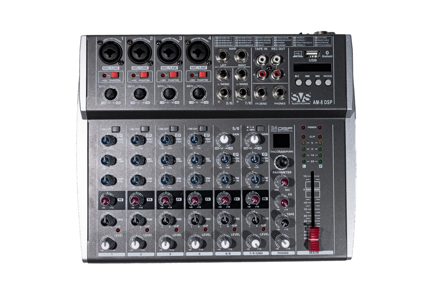 SVS Audiotechnik mixers AM-8 DSP Микшерный пульт аналоговый, 8-канальный в Буйнакске